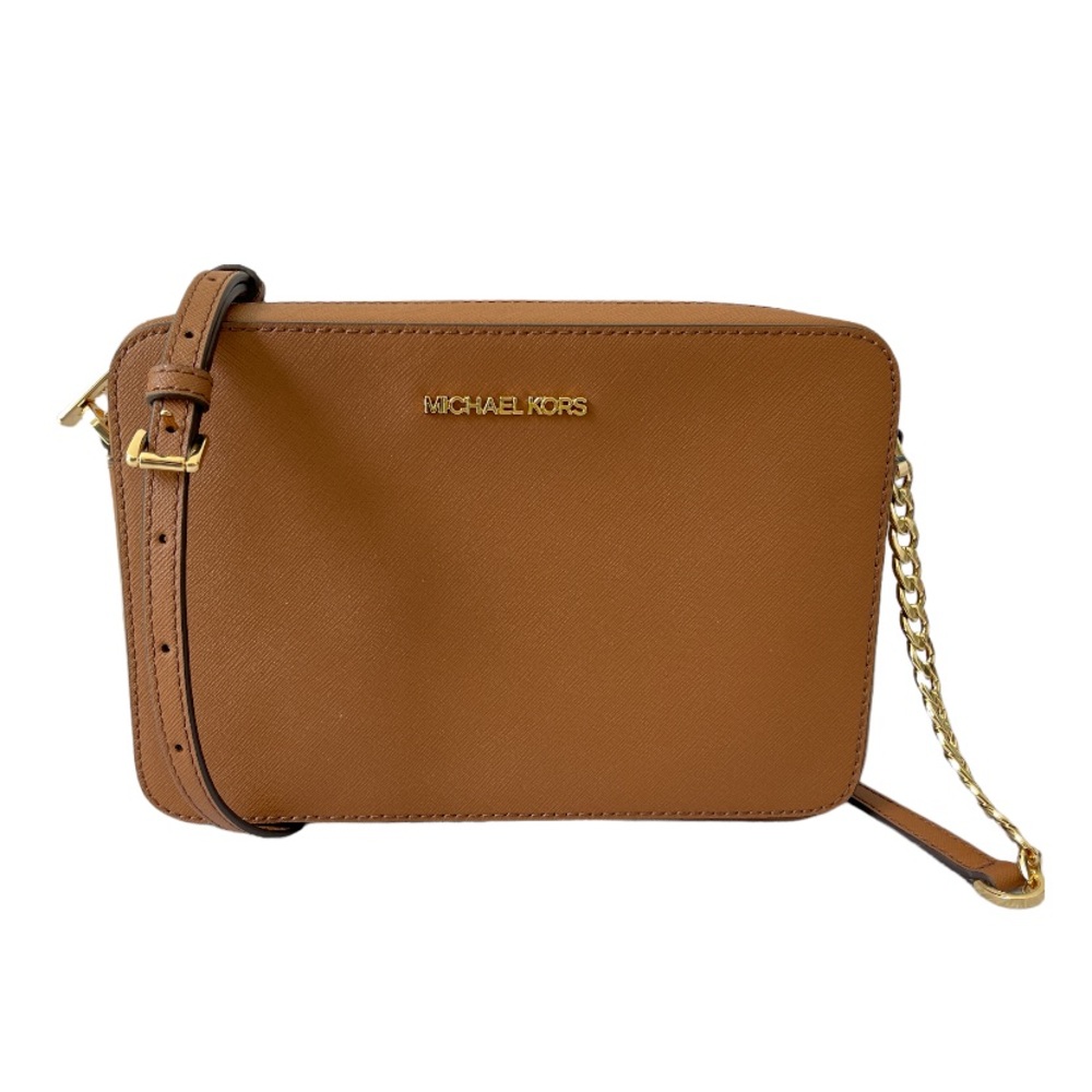 Michael Kors EW Crossbody bag Luggage Jet Set Large Saffiano Leather